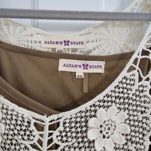 Altered state double layer crochet dress